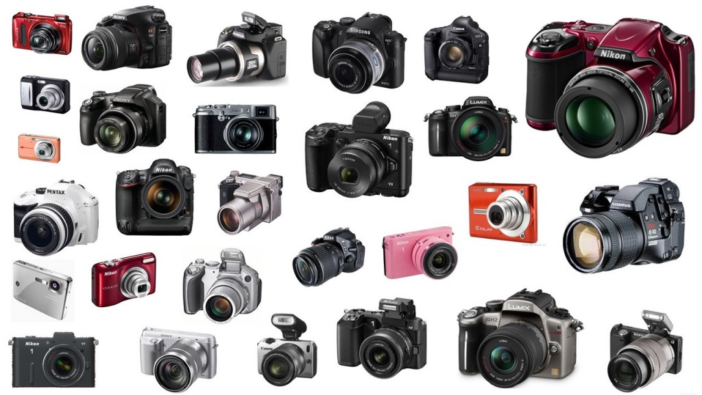 Image with several digital cameras